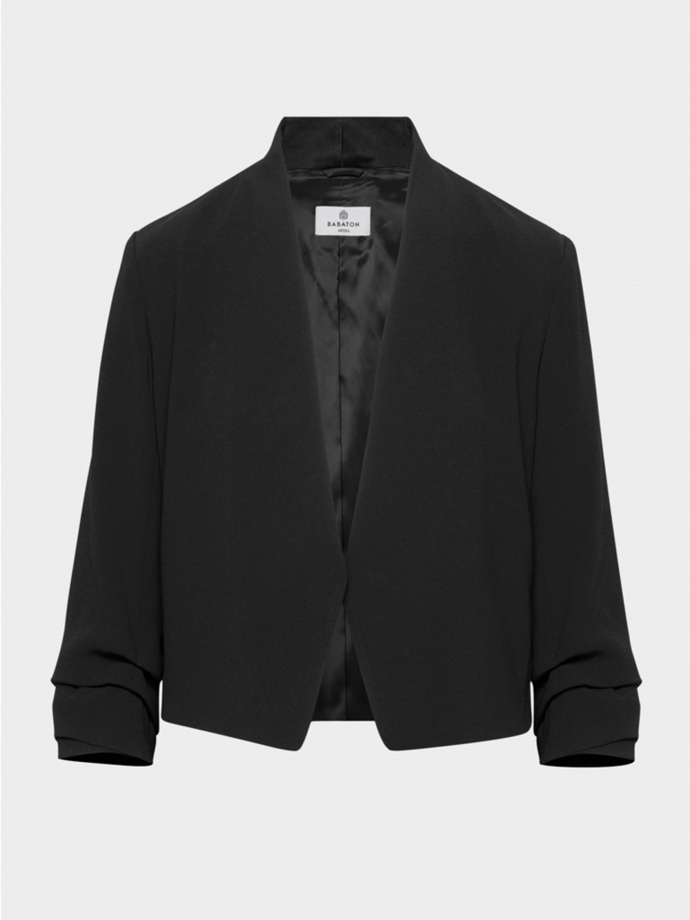 Babaton Cropped ‘Power’ Blazer – Women’s 12, black